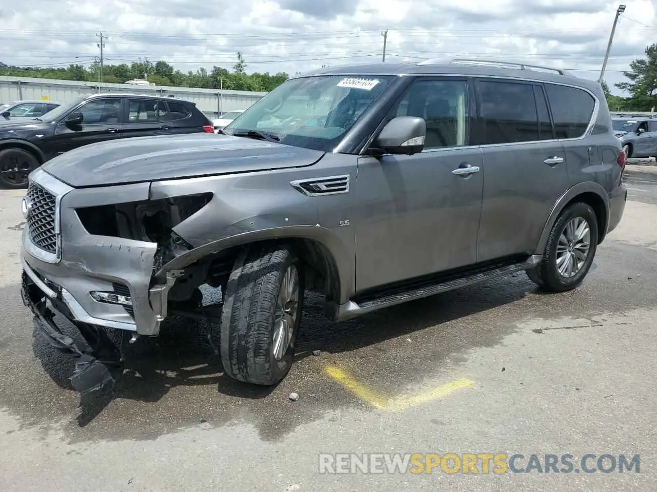 1 Photograph of a damaged car JN8AZ2NF5L9704489 INFINITI QX80 2020