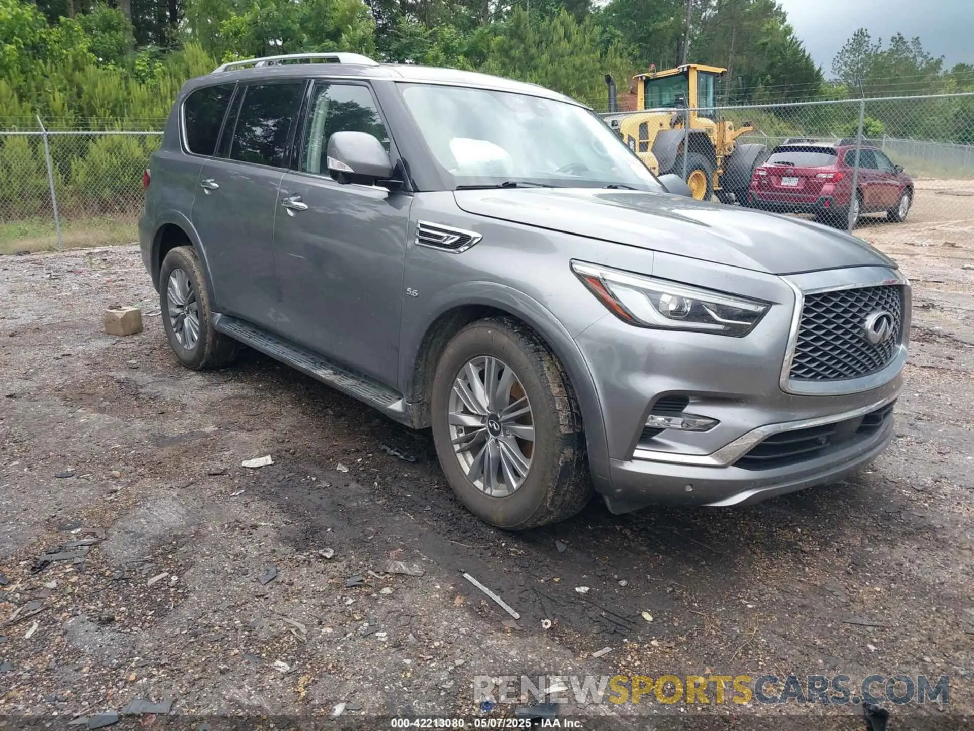 1 Photograph of a damaged car JN8AZ2NF5L9705321 INFINITI QX80 2020