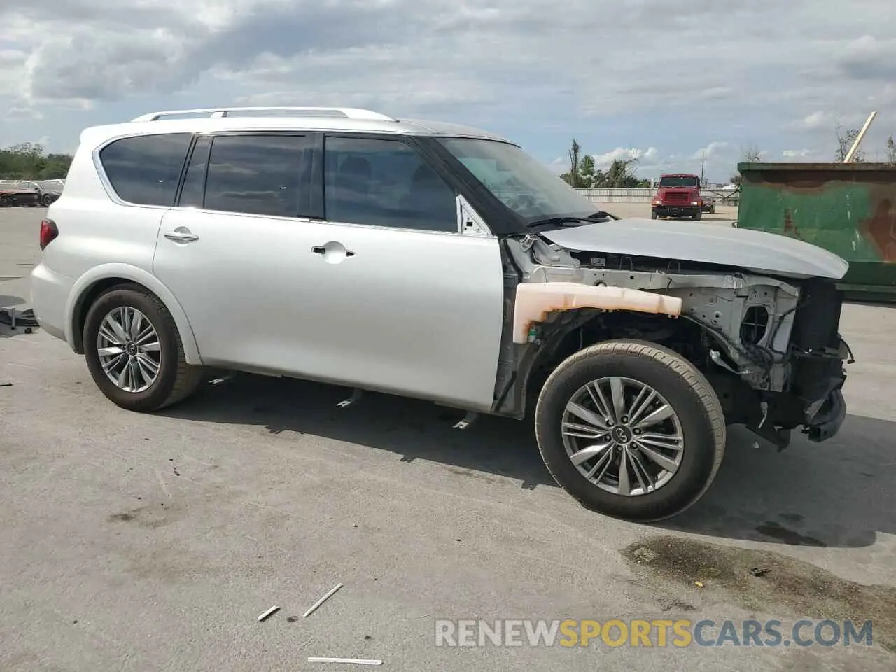 4 Photograph of a damaged car JN8AZ2NF6L9703402 INFINITI QX80 2020