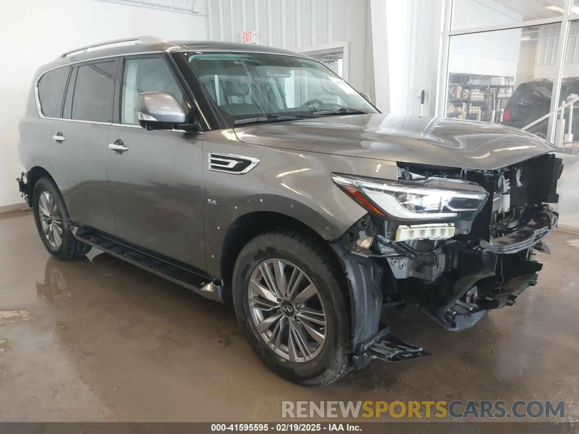 1 Photograph of a damaged car JN8AZ2NF6L9704002 INFINITI QX80 2020
