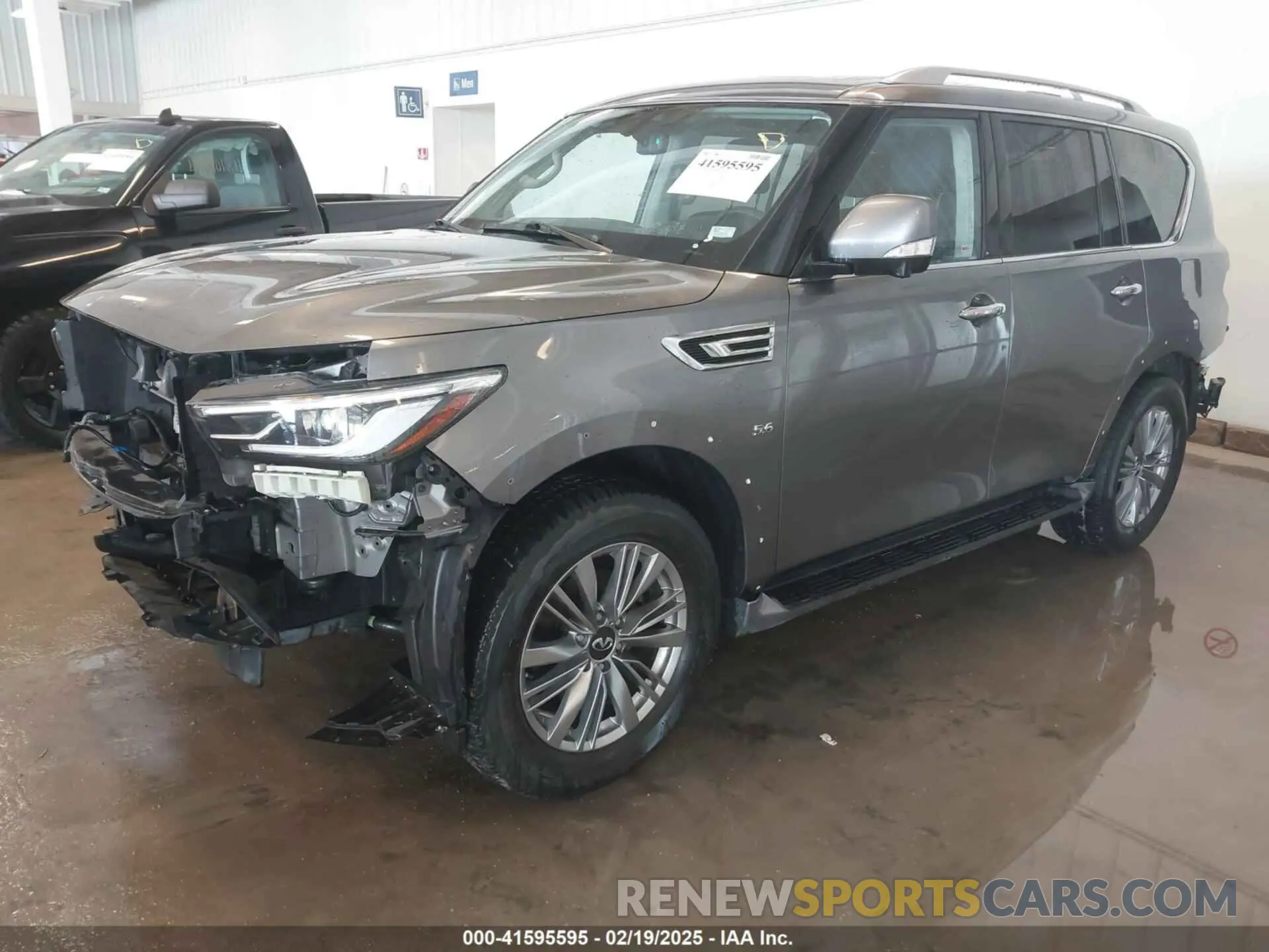 2 Photograph of a damaged car JN8AZ2NF6L9704002 INFINITI QX80 2020