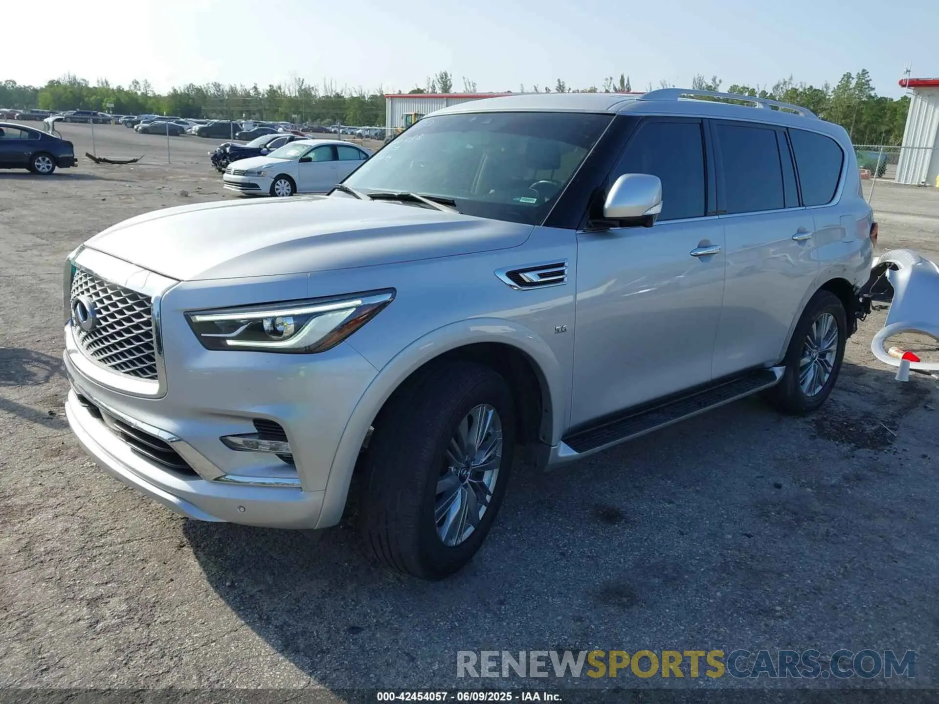 2 Photograph of a damaged car JN8AZ2NF8L9704194 INFINITI QX80 2020