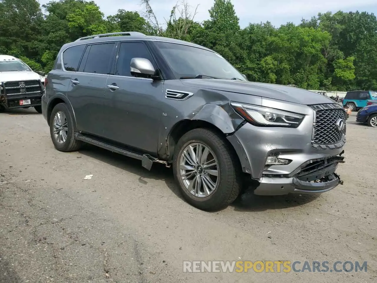 4 Photograph of a damaged car JN8AZ2NF8L9704356 INFINITI QX80 2020