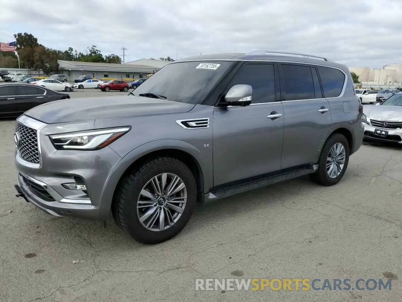 1 Photograph of a damaged car JN8AZ2NF9L9701773 INFINITI QX80 2020