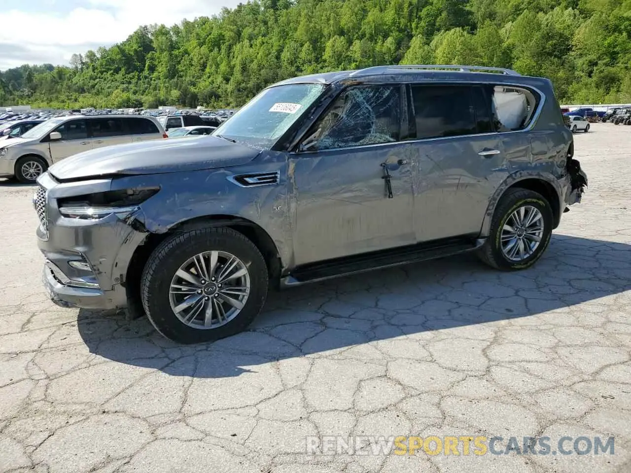 1 Photograph of a damaged car JN8AZ2NFXL9703516 INFINITI QX80 2020