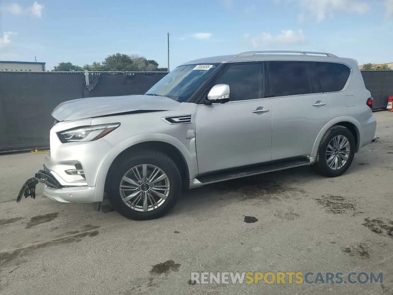 1 Photograph of a damaged car JN8AZ2NFXL9704925 INFINITI QX80 2020