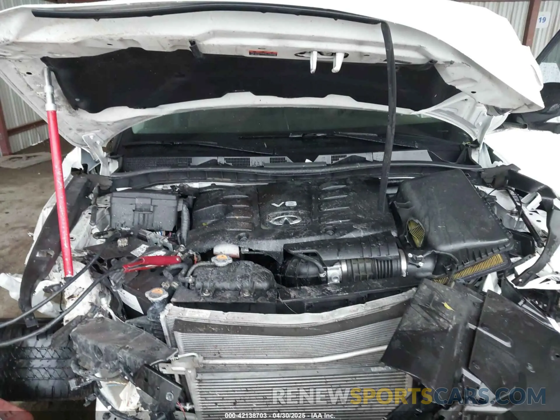 10 Photograph of a damaged car JN8AZ2AD0M9861448 INFINITI QX80 2021