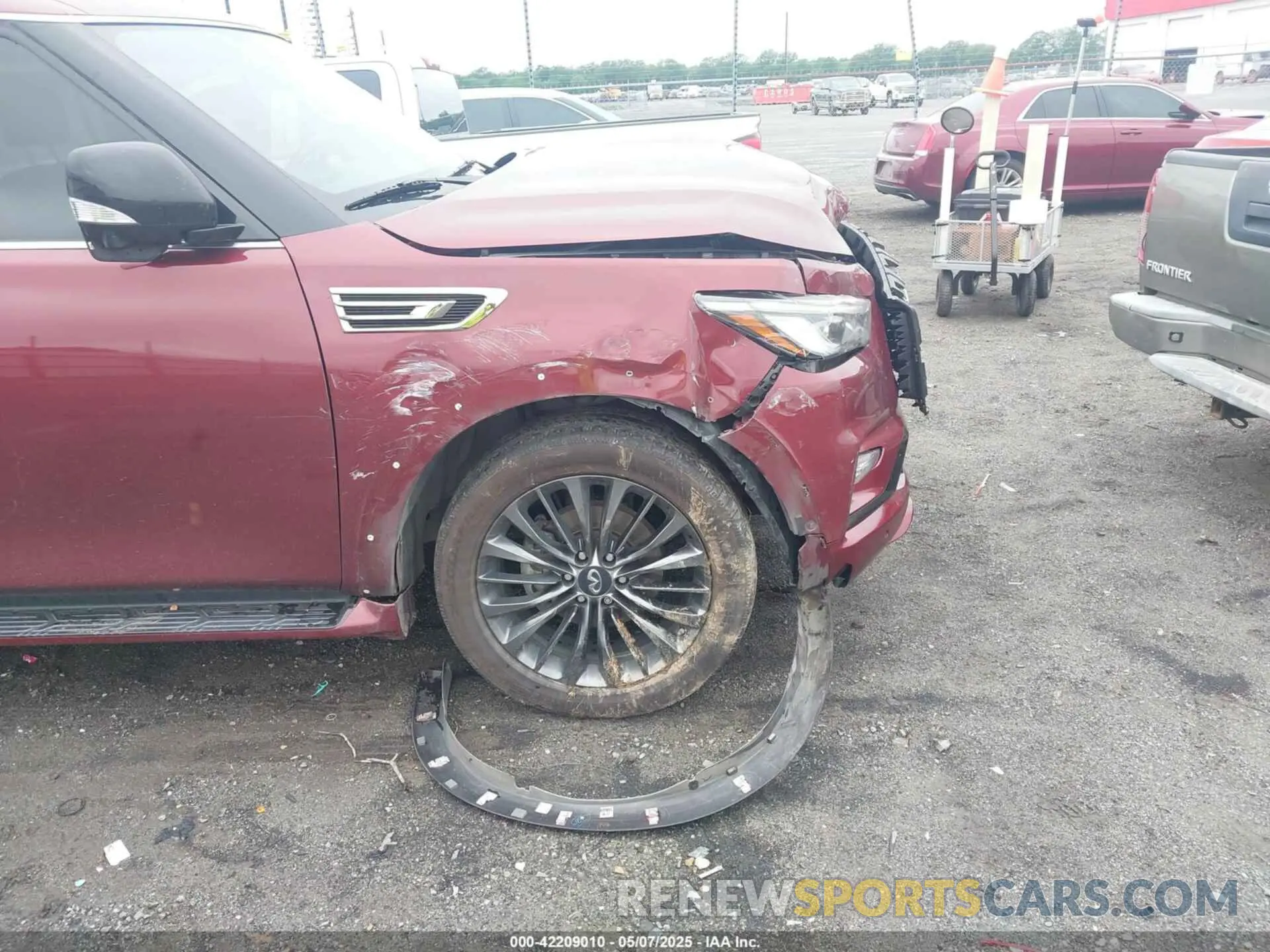 17 Photograph of a damaged car JN8AZ2AD6M9861583 INFINITI QX80 2021