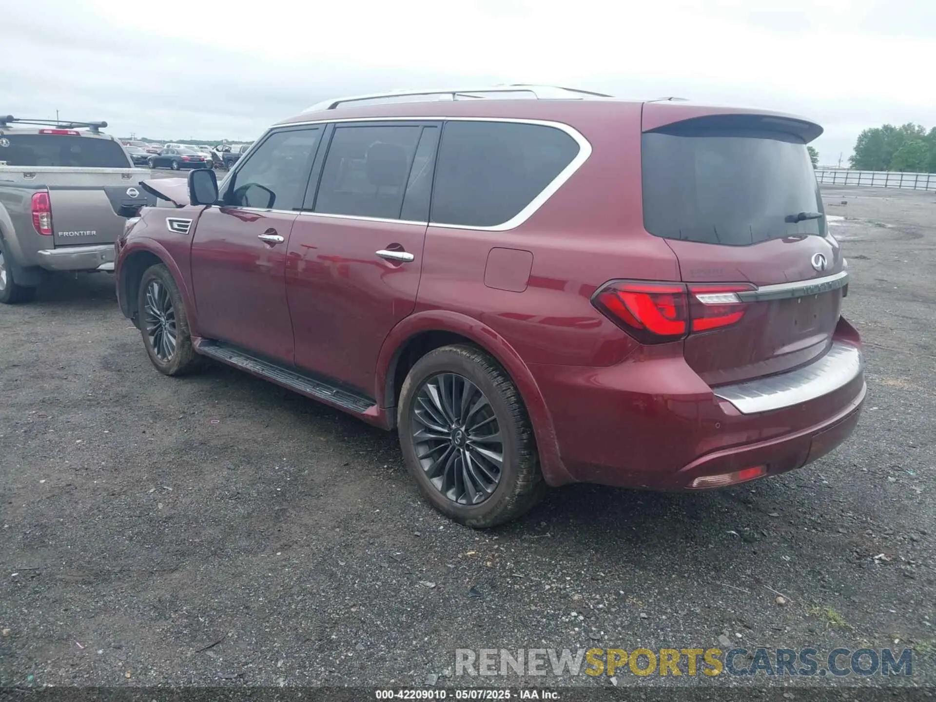 3 Photograph of a damaged car JN8AZ2AD6M9861583 INFINITI QX80 2021