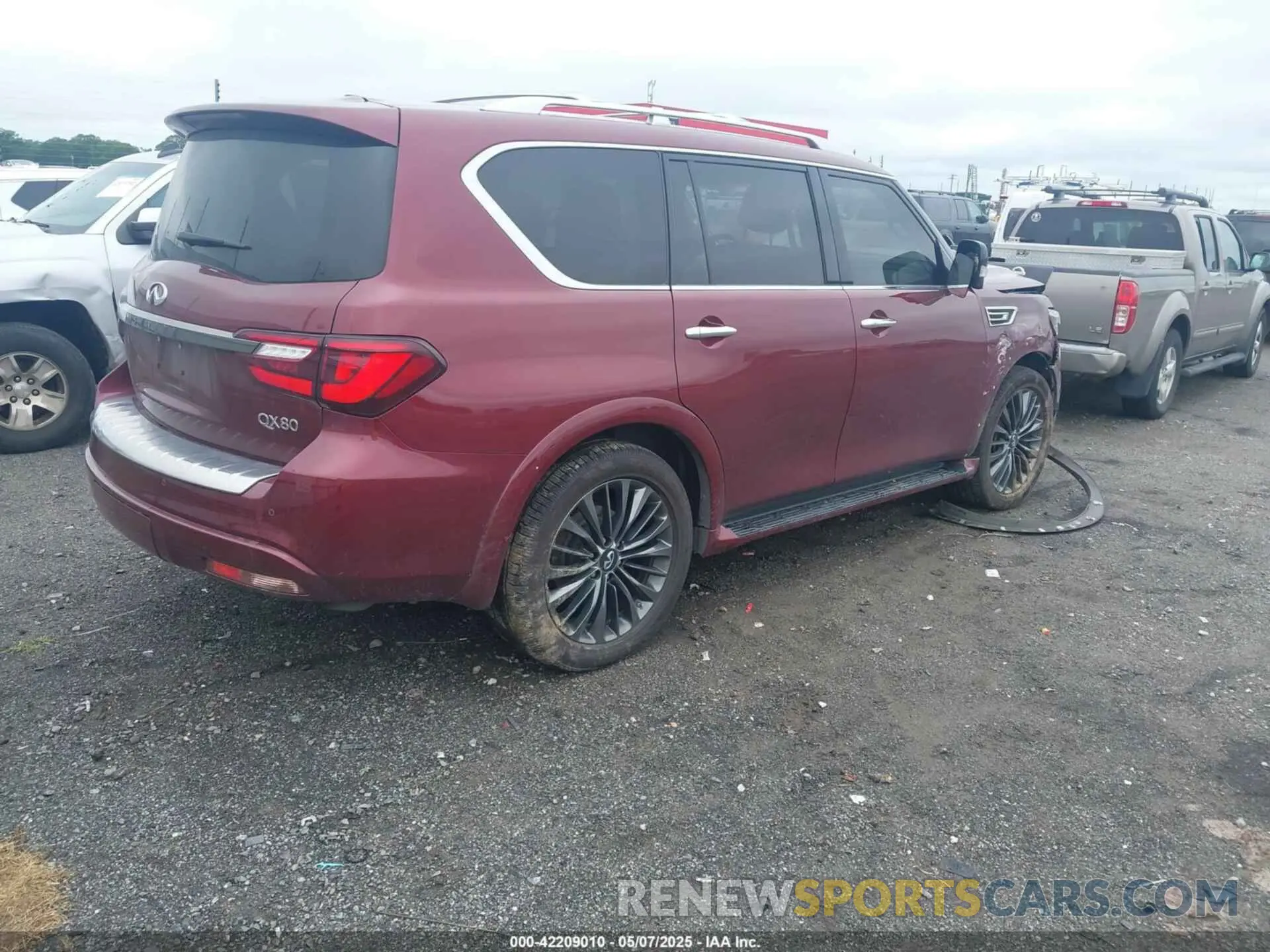 4 Photograph of a damaged car JN8AZ2AD6M9861583 INFINITI QX80 2021