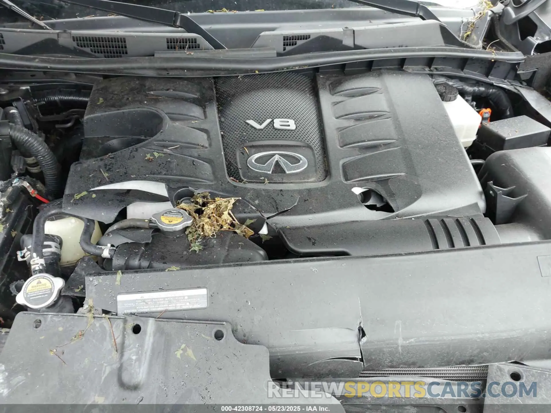 10 Photograph of a damaged car JN8AZ2AD7M9861561 INFINITI QX80 2021