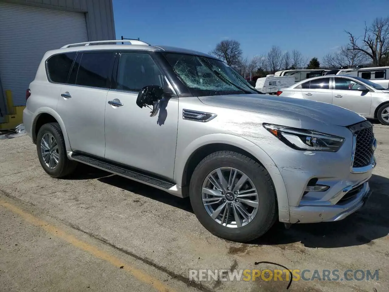 4 Photograph of a damaged car JN8AZ2AE0M9271825 INFINITI QX80 2021