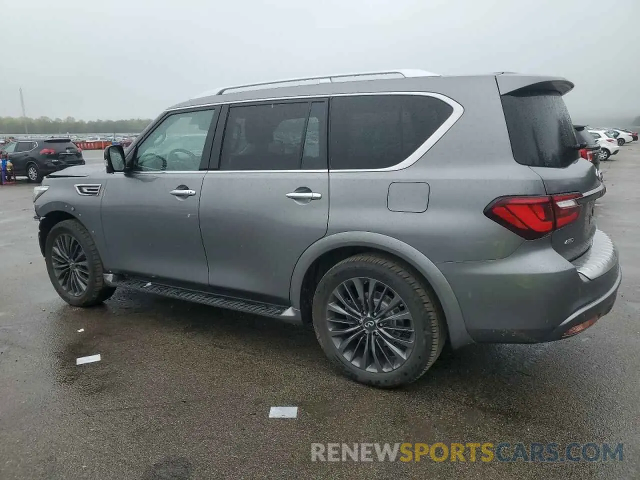 2 Photograph of a damaged car JN8AZ2AE3M9267803 INFINITI QX80 2021