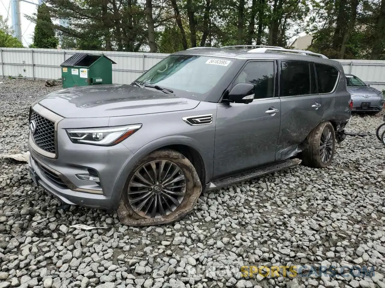 1 Photograph of a damaged car JN8AZ2AE4M9267843 INFINITI QX80 2021