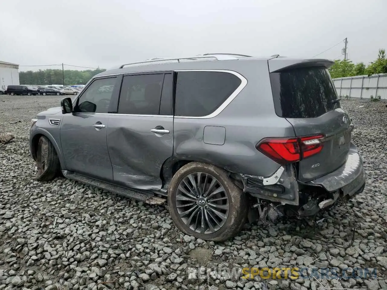 2 Photograph of a damaged car JN8AZ2AE4M9267843 INFINITI QX80 2021