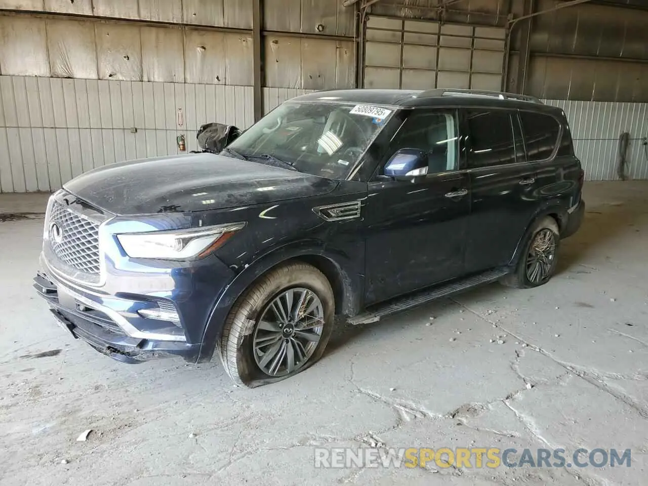 1 Photograph of a damaged car JN8AZ2AE4M9271181 INFINITI QX80 2021