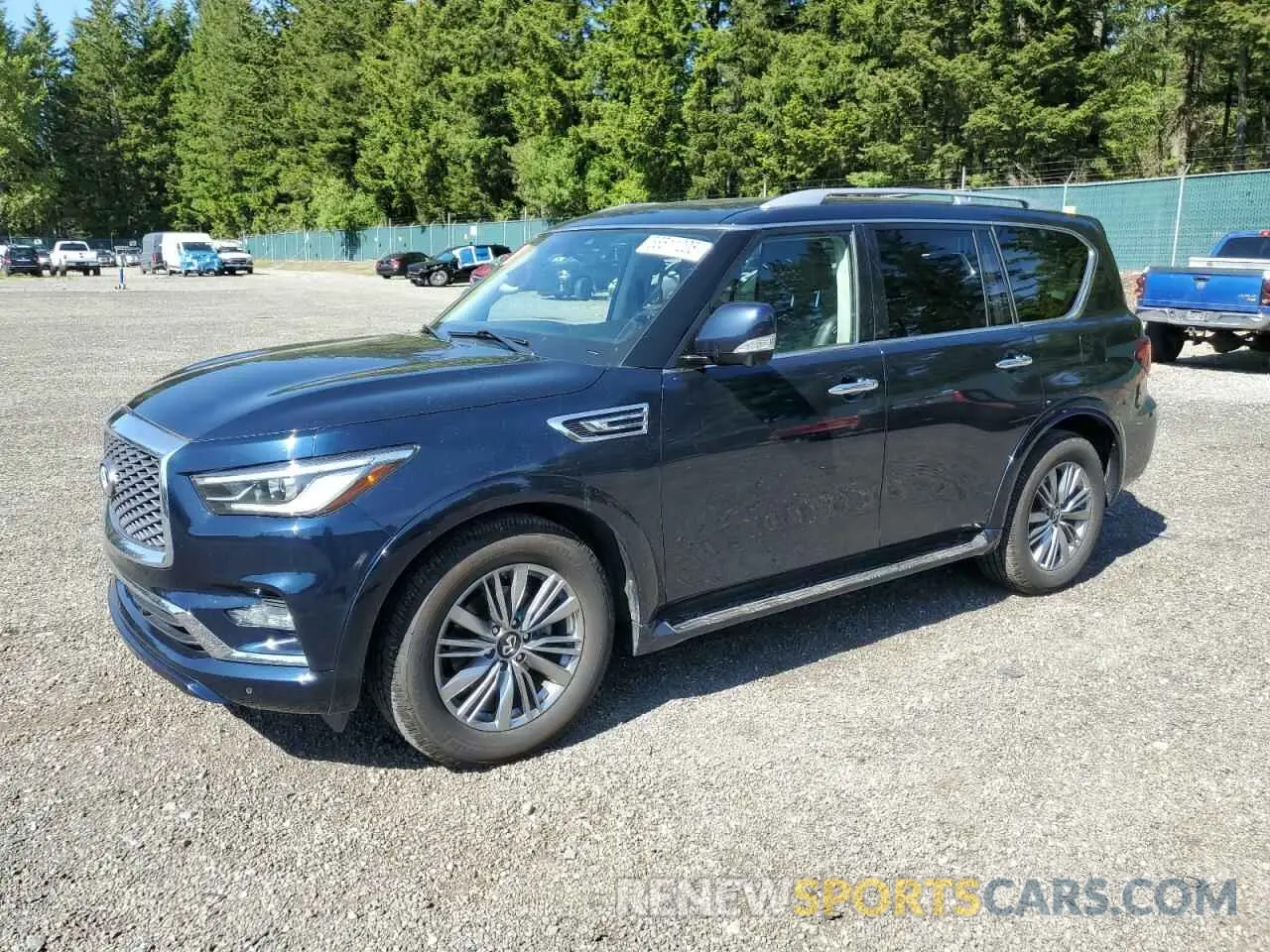 1 Photograph of a damaged car JN8AZ2AE5M9270539 INFINITI QX80 2021
