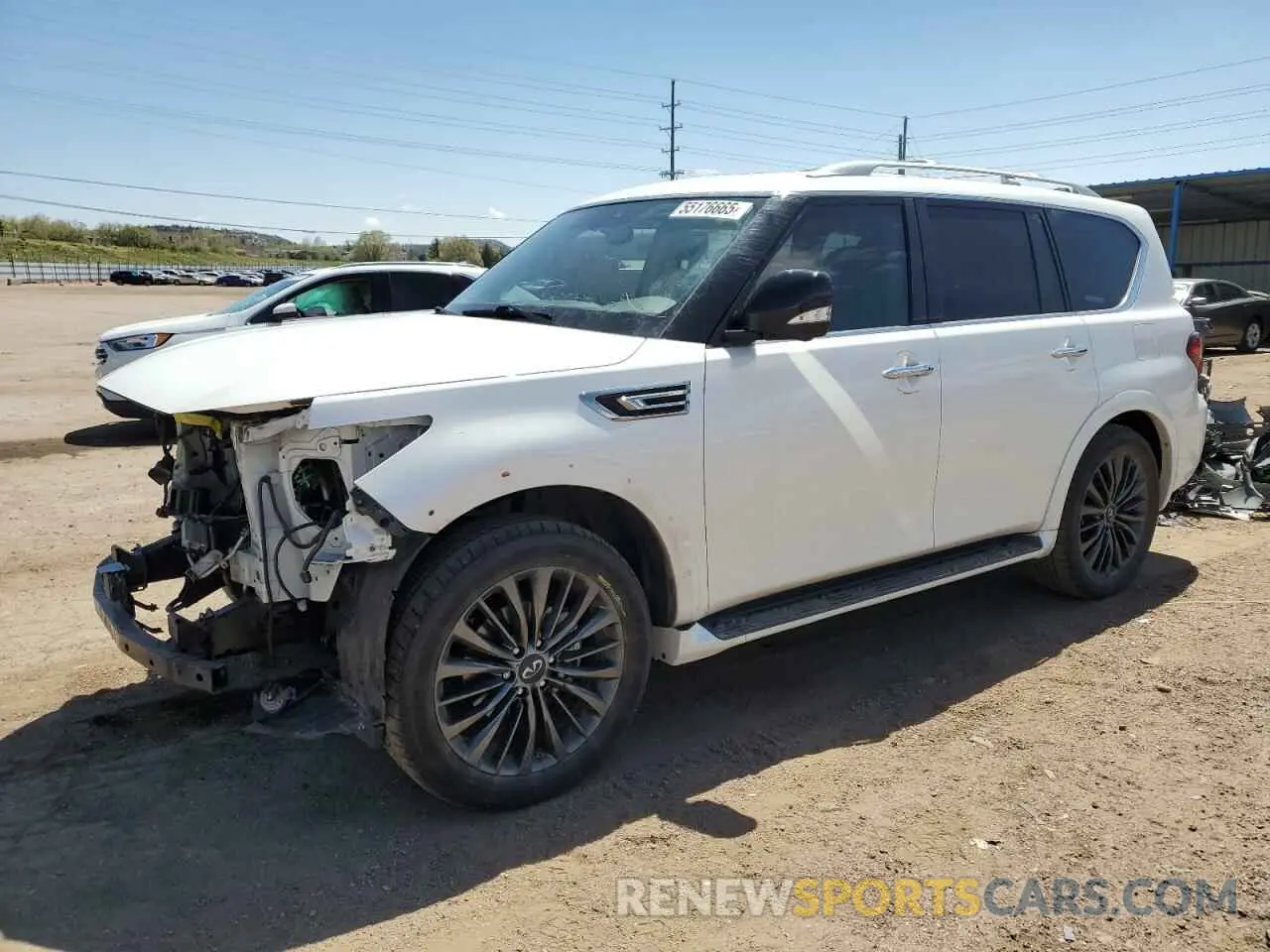 1 Photograph of a damaged car JN8AZ2AE8M9268428 INFINITI QX80 2021