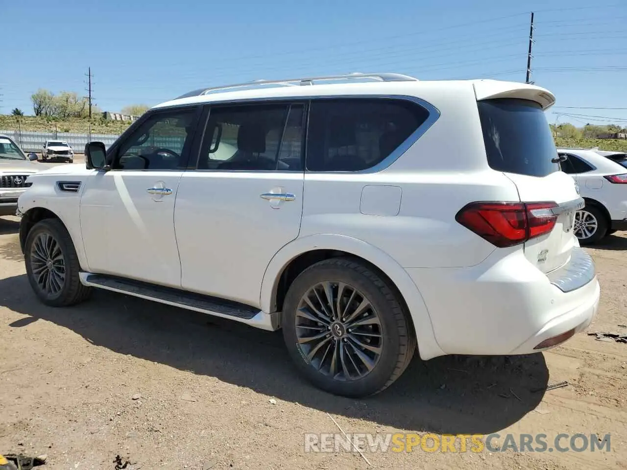 2 Photograph of a damaged car JN8AZ2AE8M9268428 INFINITI QX80 2021