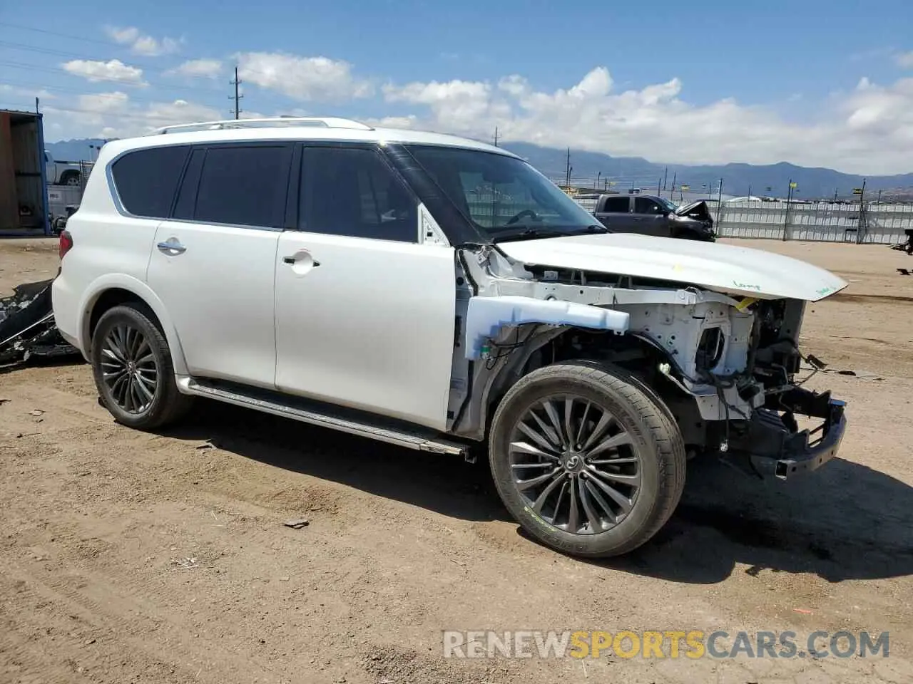 4 Photograph of a damaged car JN8AZ2AE8M9268428 INFINITI QX80 2021
