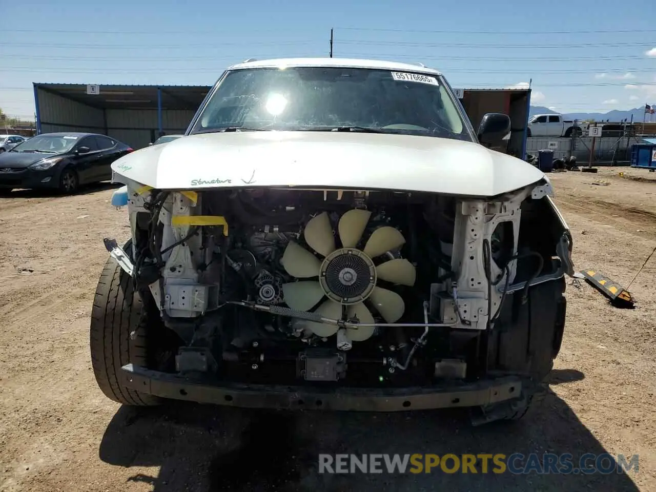 5 Photograph of a damaged car JN8AZ2AE8M9268428 INFINITI QX80 2021