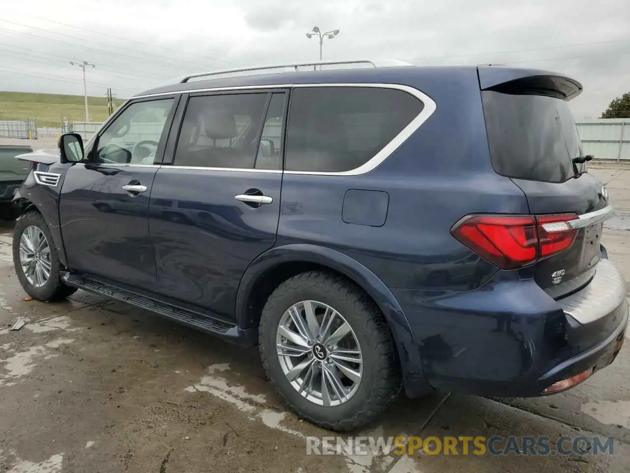 2 Photograph of a damaged car JN8AZ2AE8M9269384 INFINITI QX80 2021