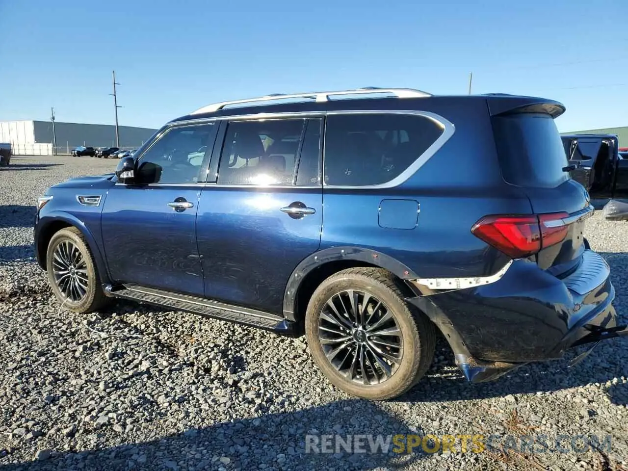 2 Photograph of a damaged car JN8AZ2AF0M9717187 INFINITI QX80 2021