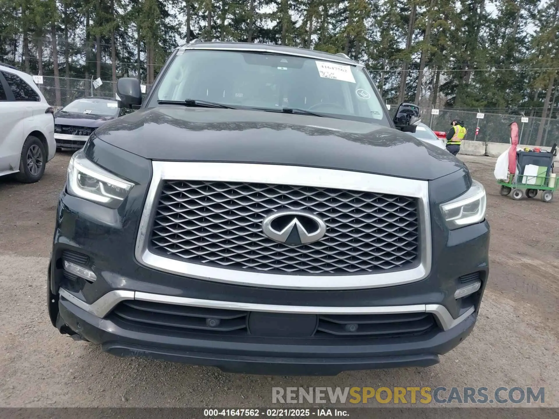 12 Photograph of a damaged car JN8AZ2AF1M9718638 INFINITI QX80 2021