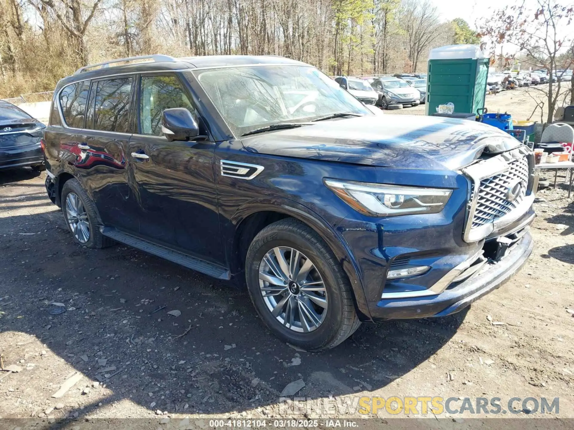 1 Photograph of a damaged car JN8AZ2AF2M9718017 INFINITI QX80 2021