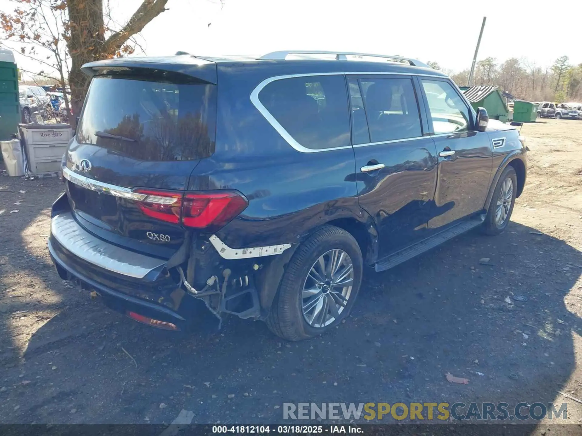 4 Photograph of a damaged car JN8AZ2AF2M9718017 INFINITI QX80 2021