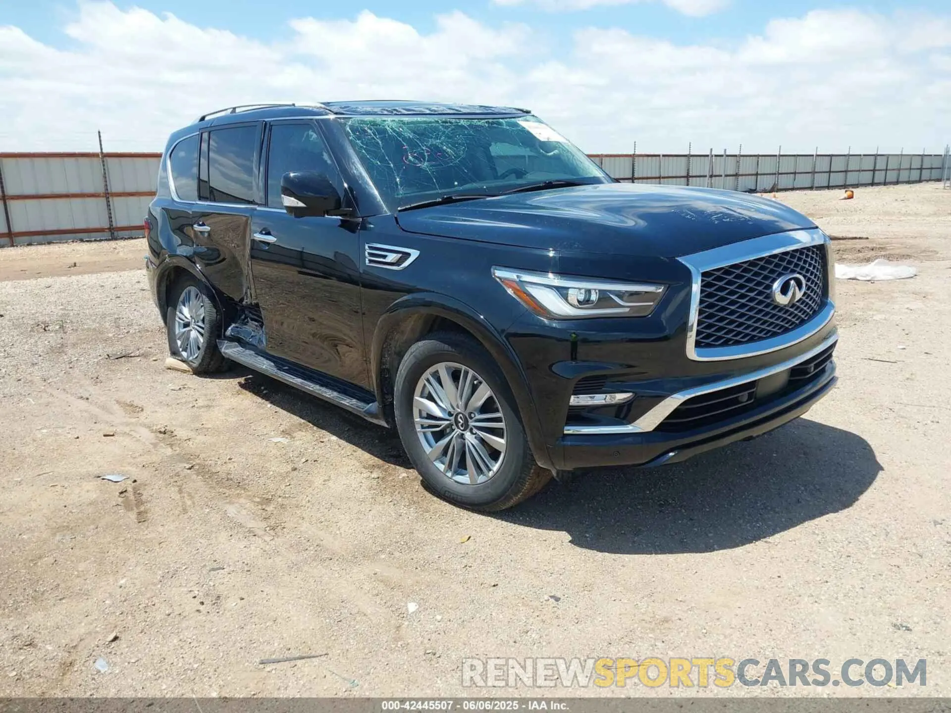 1 Photograph of a damaged car JN8AZ2AF2M9719832 INFINITI QX80 2021