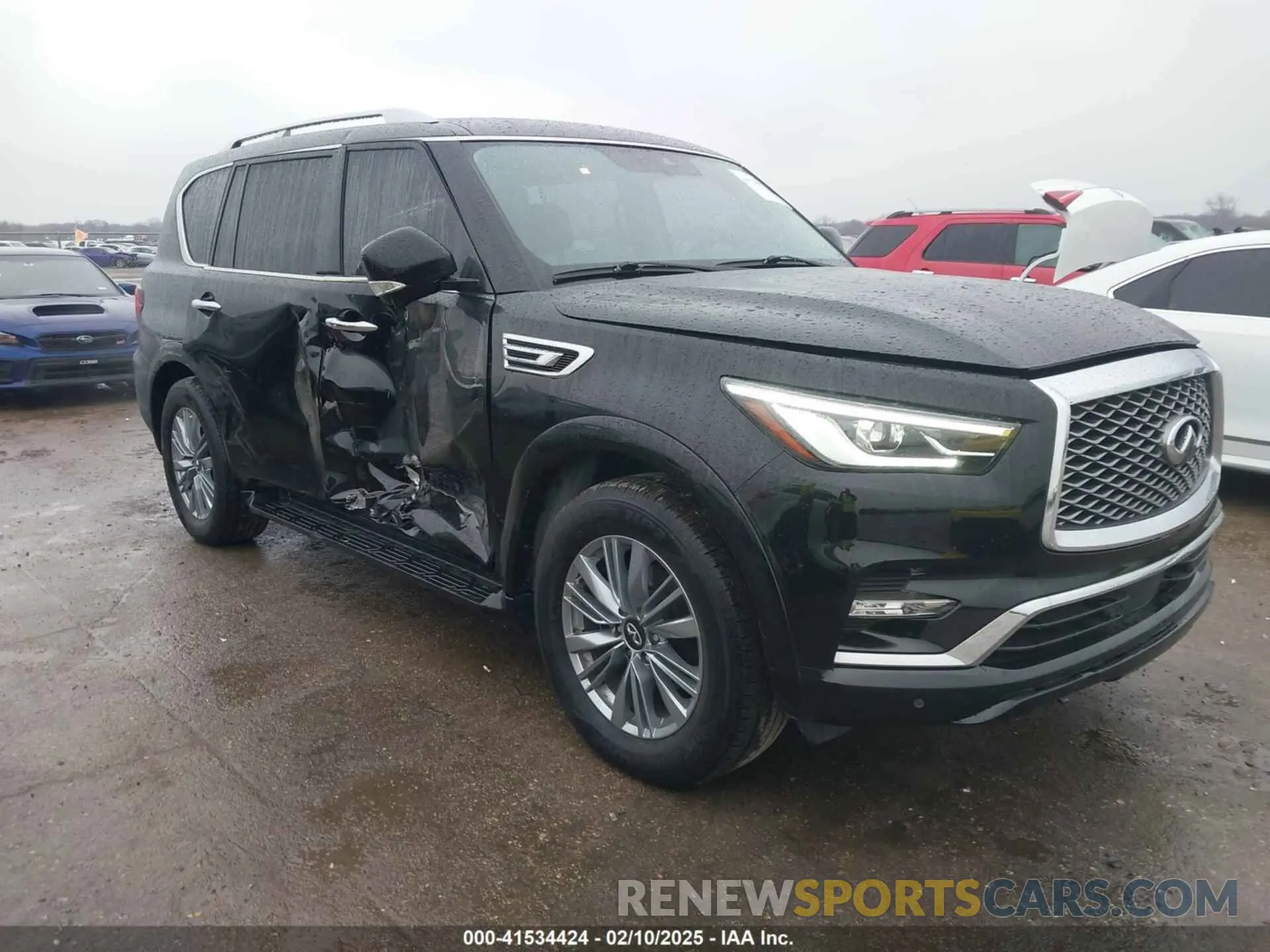 1 Photograph of a damaged car JN8AZ2AF3M9719743 INFINITI QX80 2021