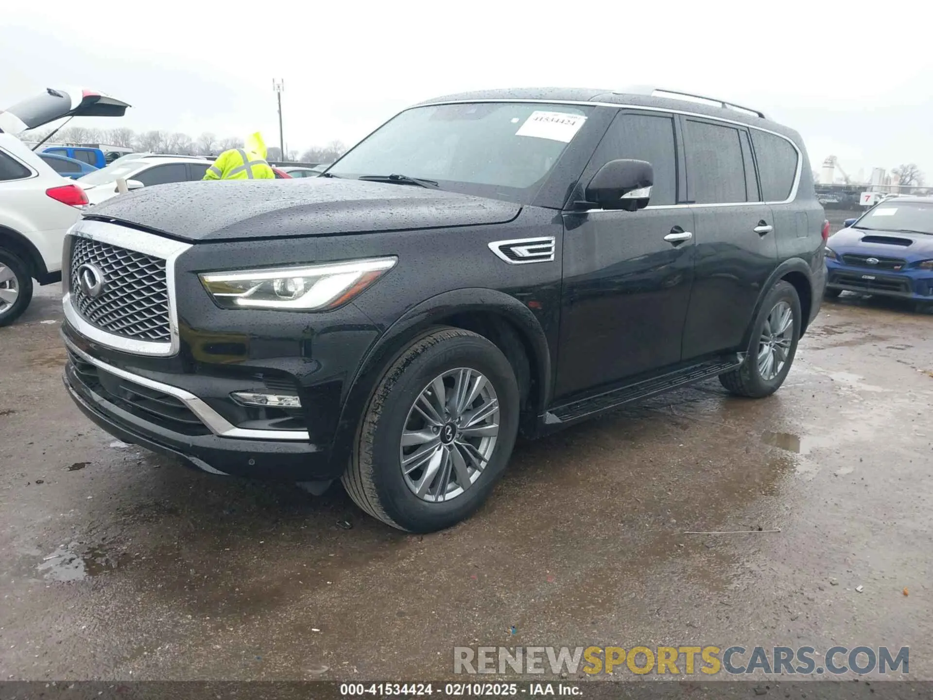 2 Photograph of a damaged car JN8AZ2AF3M9719743 INFINITI QX80 2021