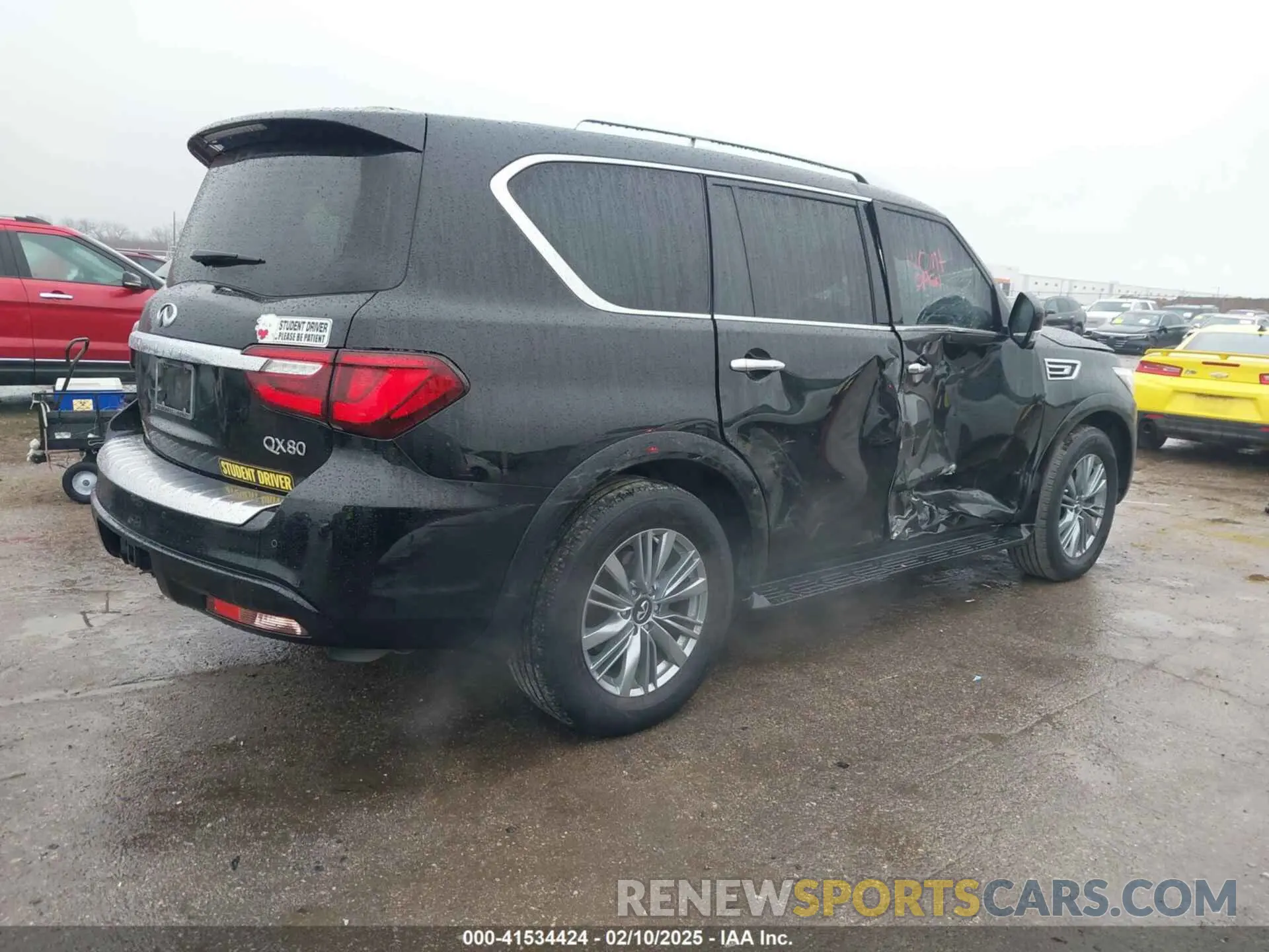 4 Photograph of a damaged car JN8AZ2AF3M9719743 INFINITI QX80 2021