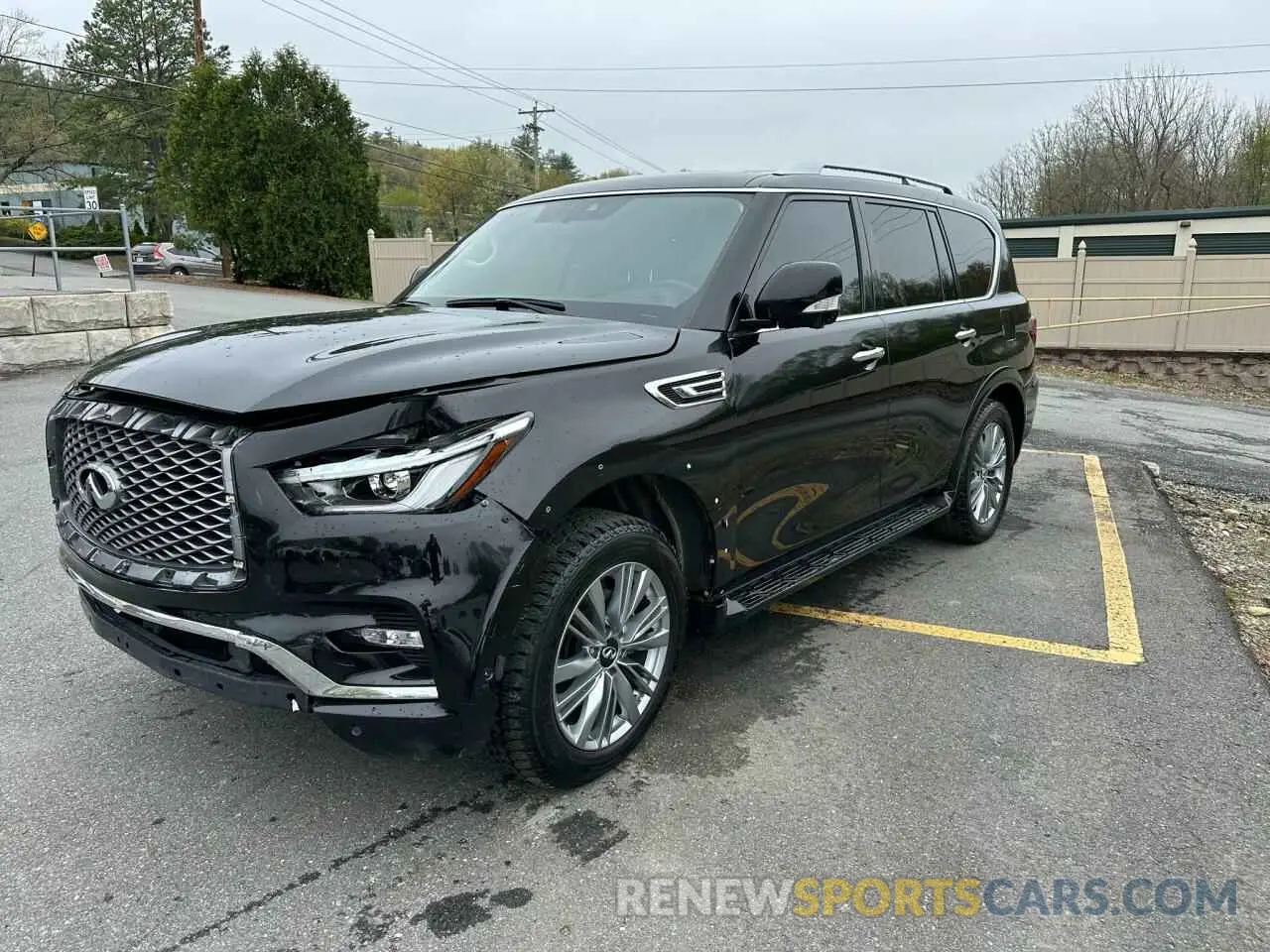 1 Photograph of a damaged car JN8AZ2AF6M9718439 INFINITI QX80 2021