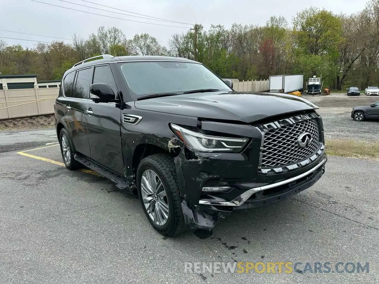 4 Photograph of a damaged car JN8AZ2AF6M9718439 INFINITI QX80 2021