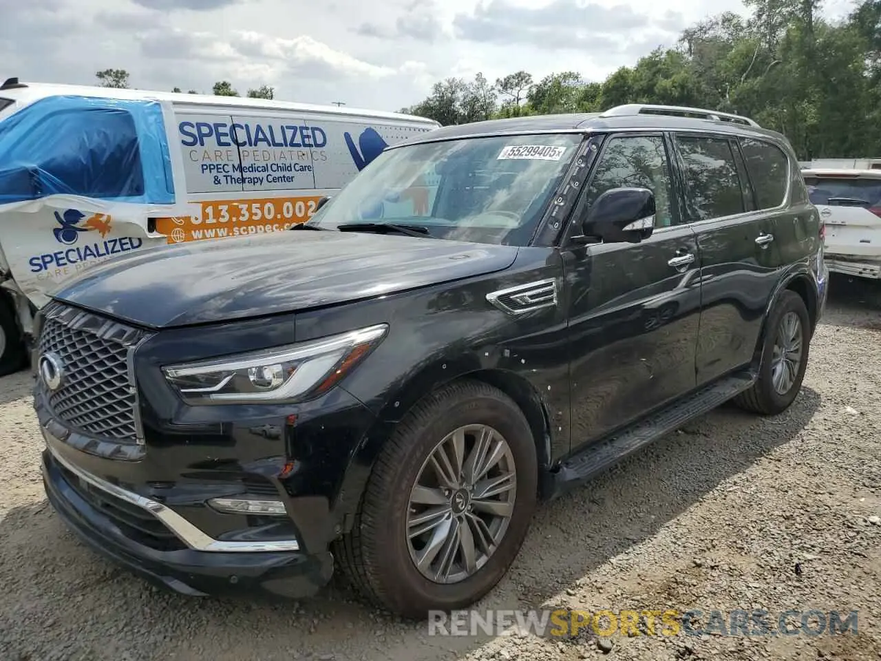 1 Photograph of a damaged car JN8AZ2AF6M9719588 INFINITI QX80 2021