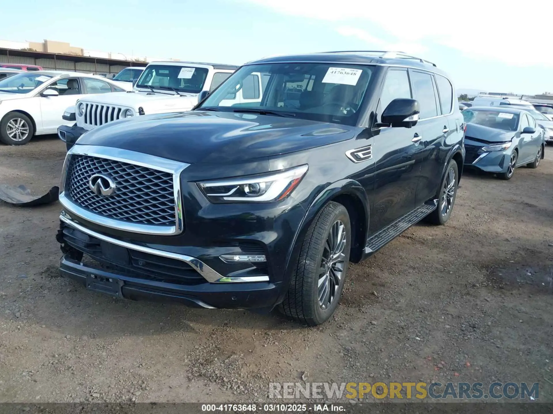 2 Photograph of a damaged car JN8AZ2AF8M9720869 INFINITI QX80 2021