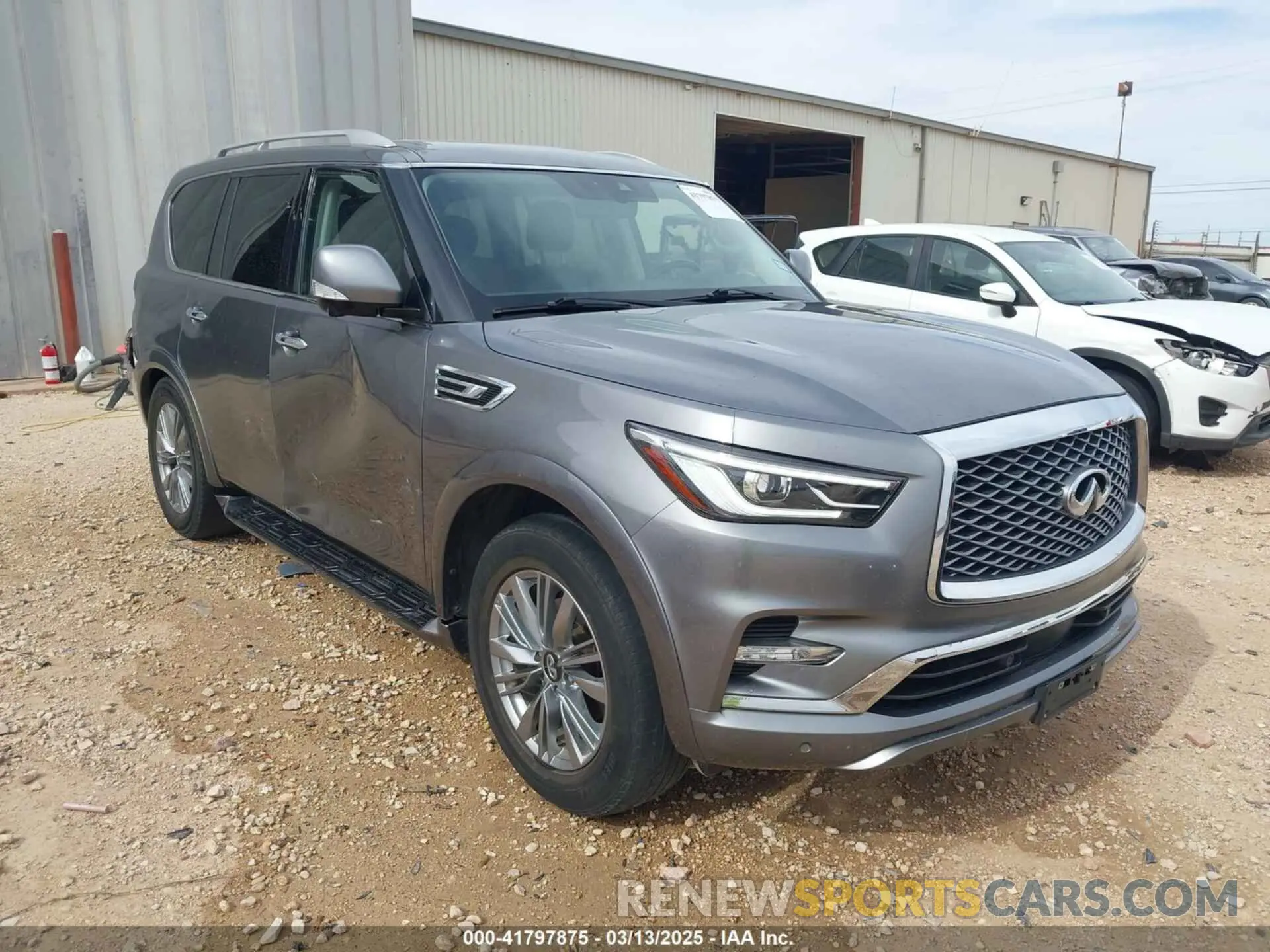 1 Photograph of a damaged car JN8AZ2AF9M9718838 INFINITI QX80 2021