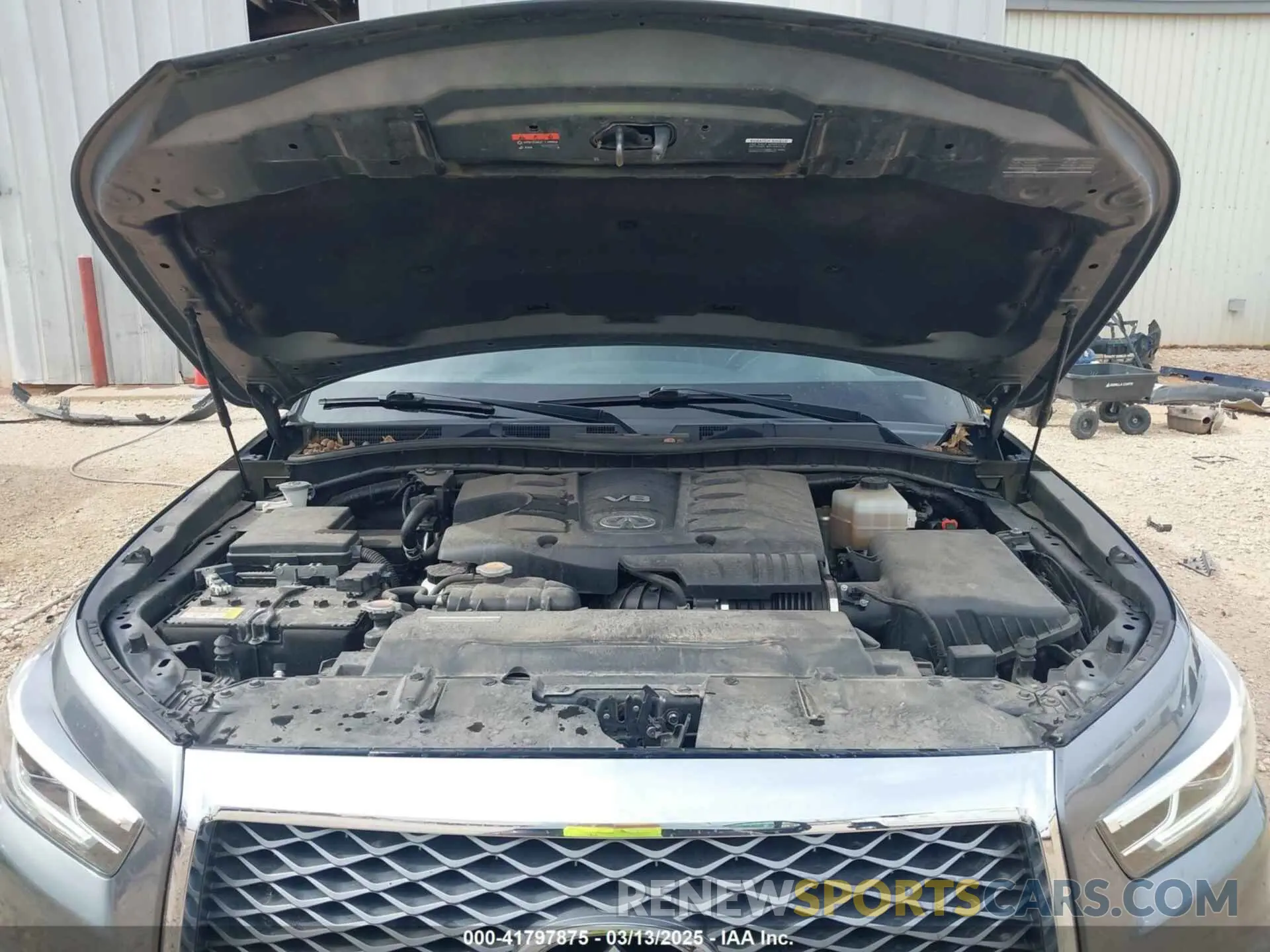 10 Photograph of a damaged car JN8AZ2AF9M9718838 INFINITI QX80 2021