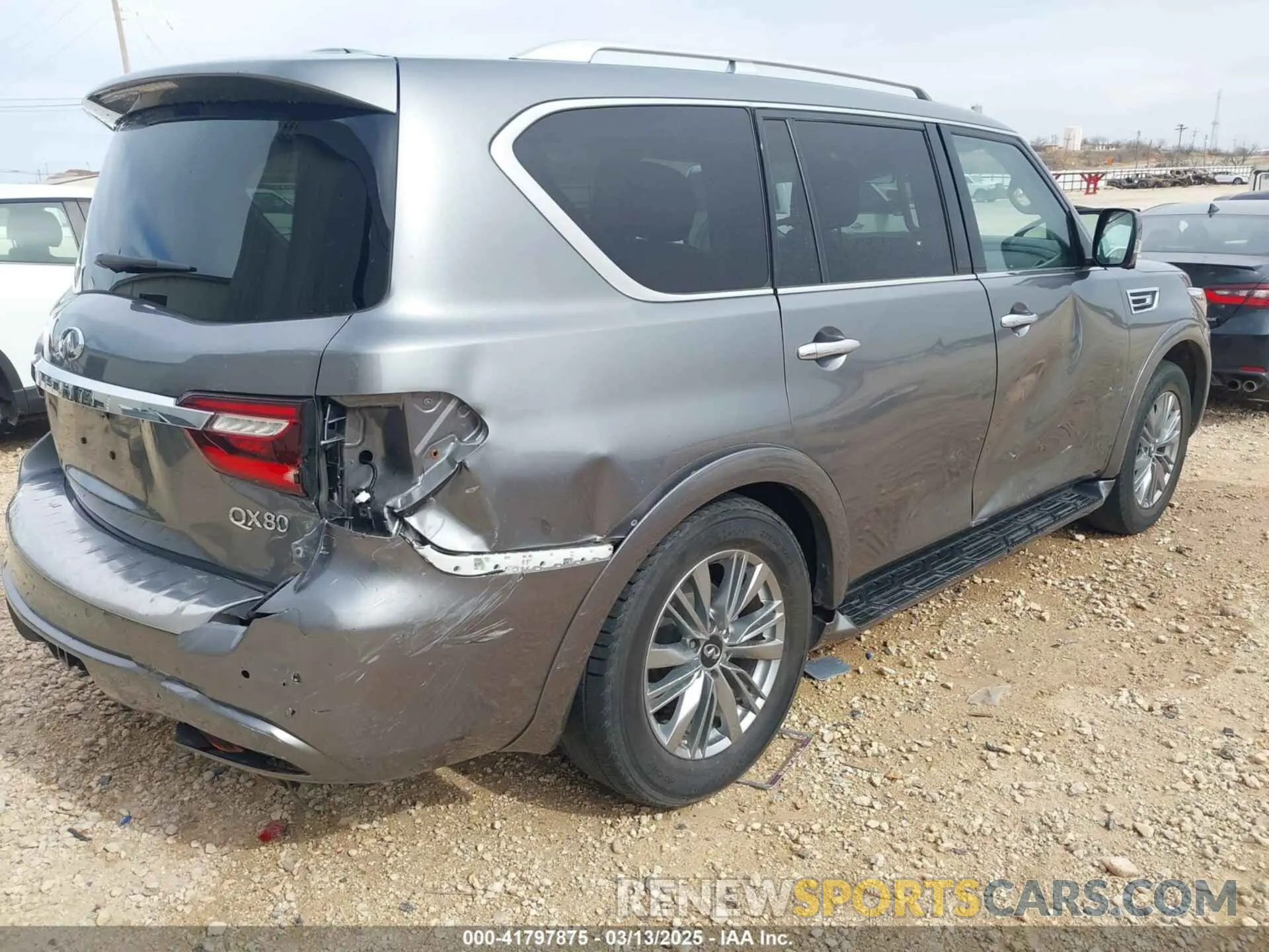 6 Photograph of a damaged car JN8AZ2AF9M9718838 INFINITI QX80 2021