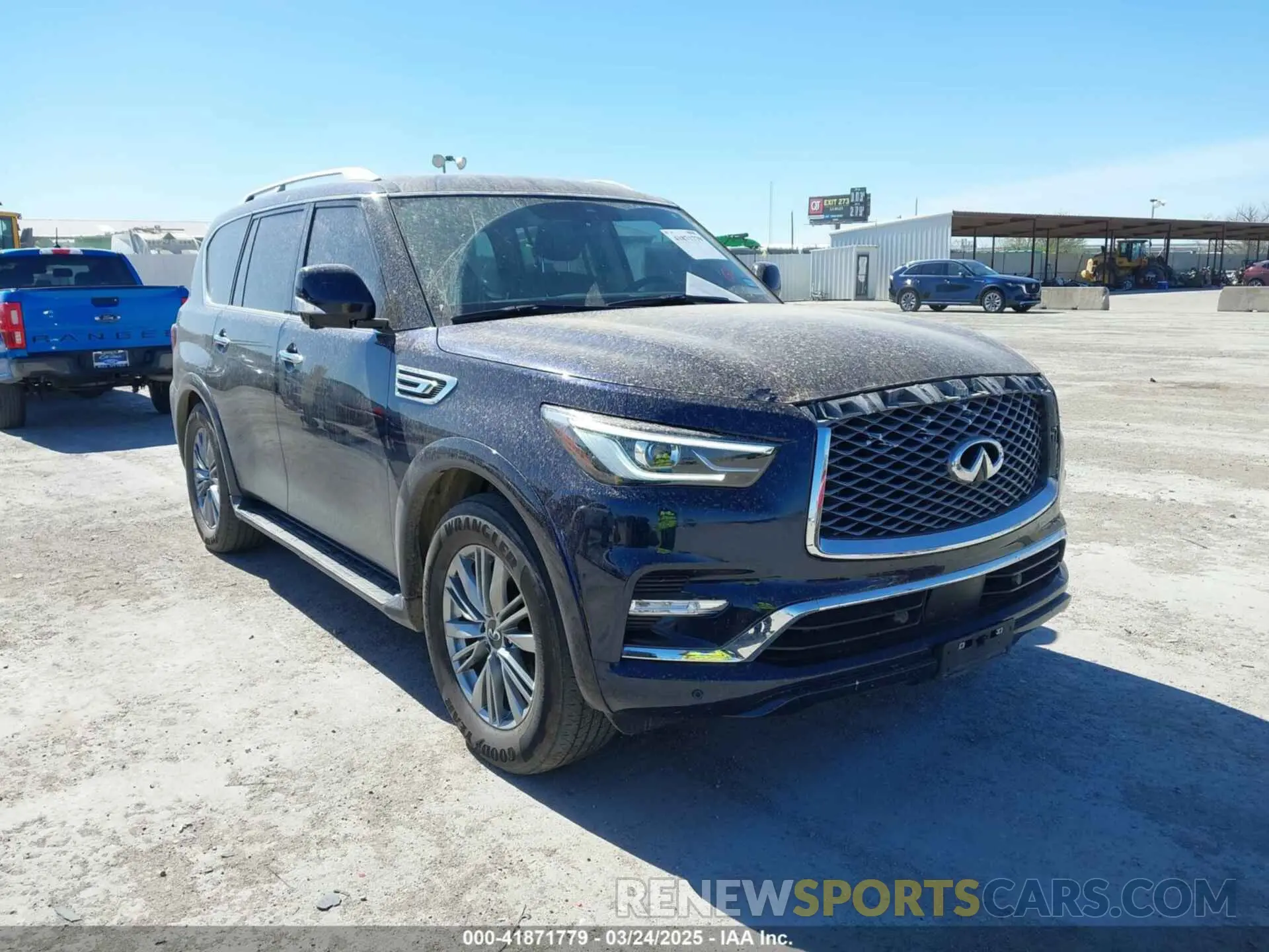 1 Photograph of a damaged car JN8AZ2AF9M9720945 INFINITI QX80 2021