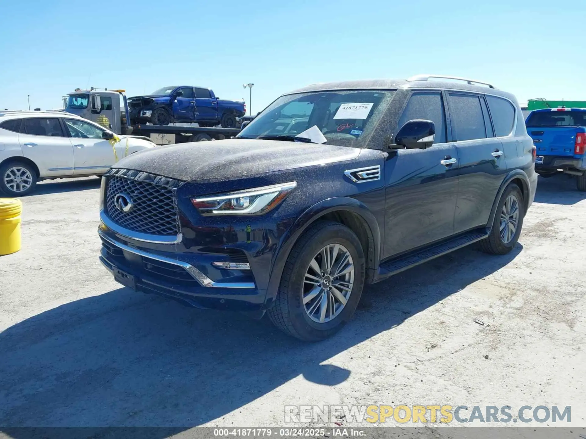 2 Photograph of a damaged car JN8AZ2AF9M9720945 INFINITI QX80 2021