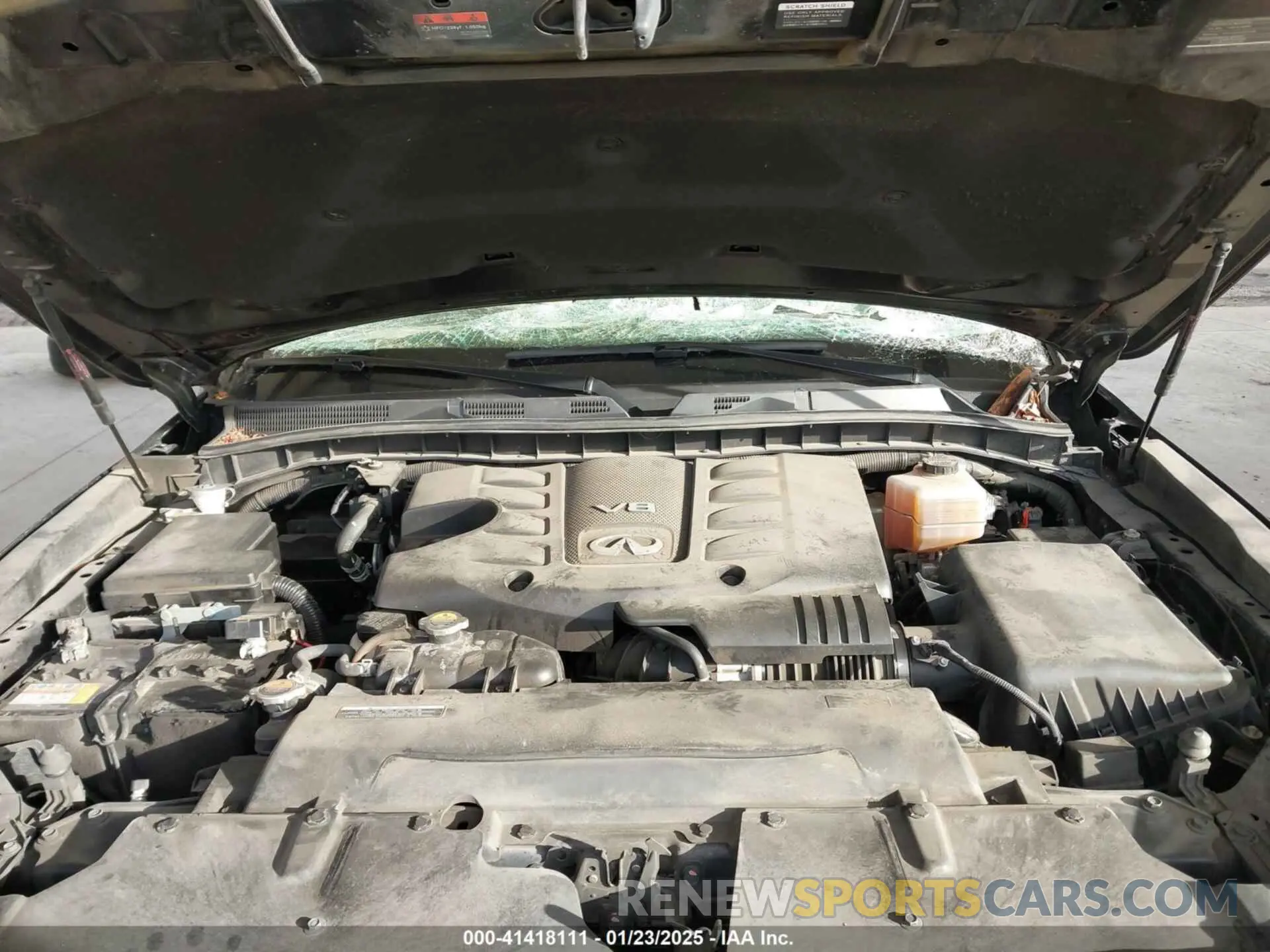 10 Photograph of a damaged car JN8AZ2BC4M9475864 INFINITI QX80 2021