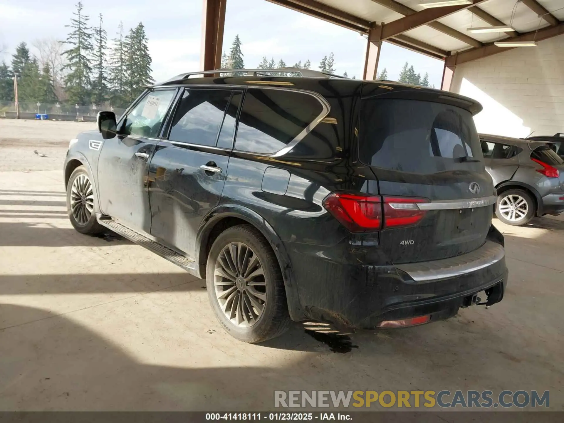 3 Photograph of a damaged car JN8AZ2BC4M9475864 INFINITI QX80 2021