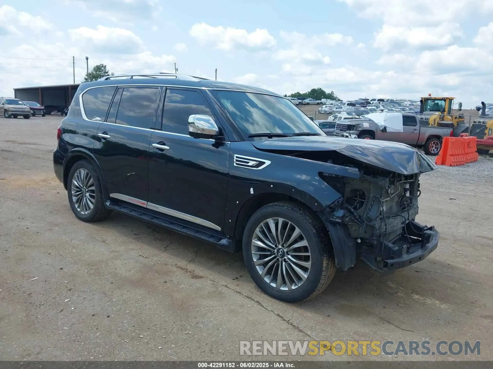 1 Photograph of a damaged car JN8AZ2BE4M9269915 INFINITI QX80 2021