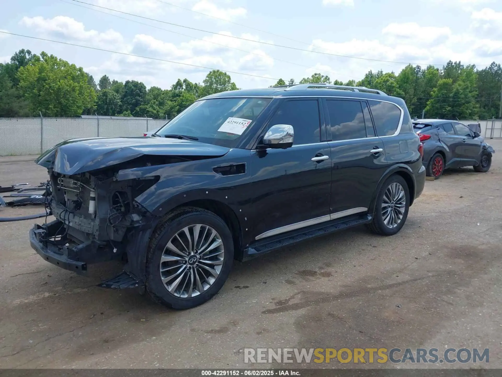 2 Photograph of a damaged car JN8AZ2BE4M9269915 INFINITI QX80 2021