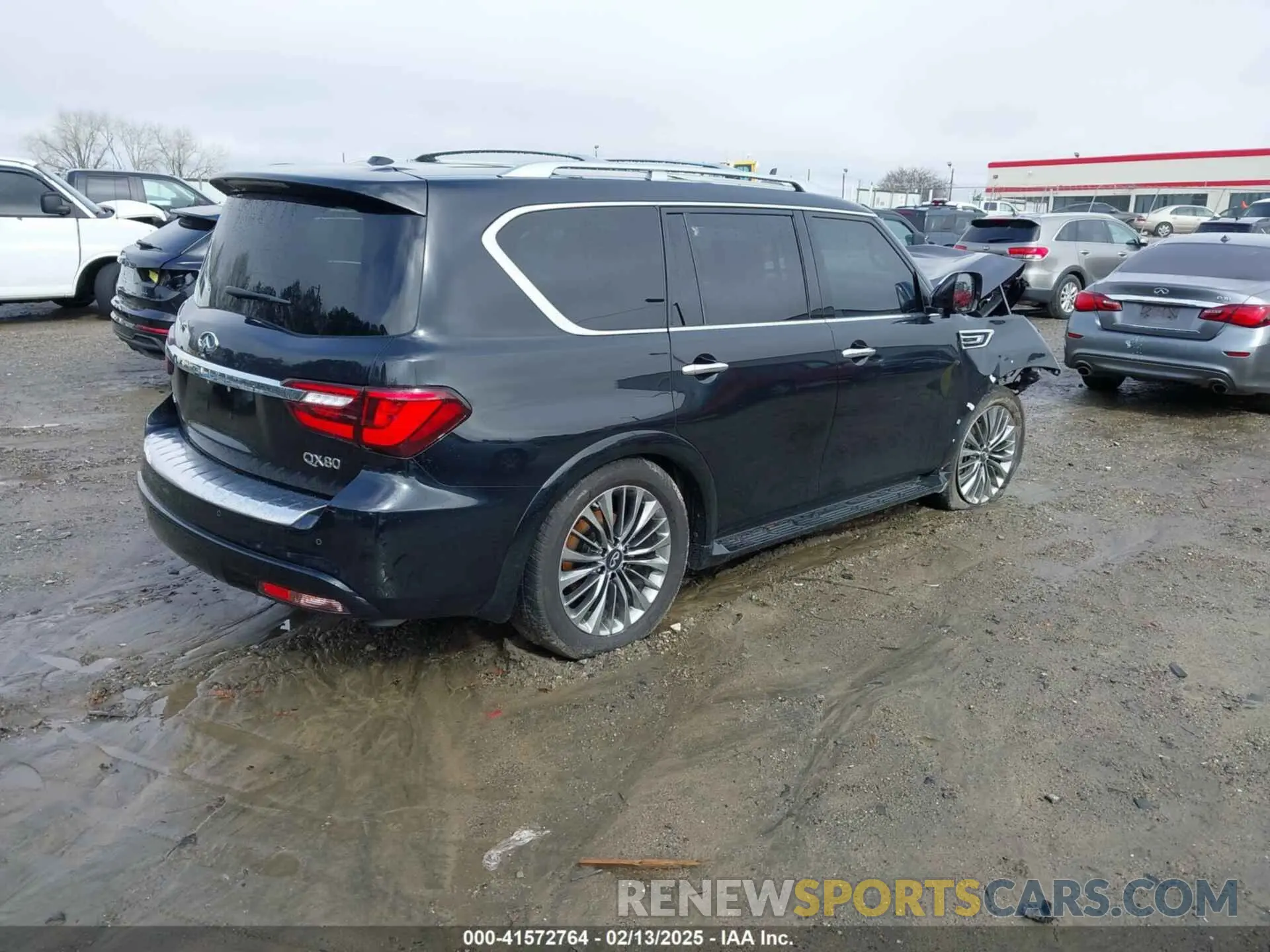 4 Photograph of a damaged car JN8AZ2BE7M9271822 INFINITI QX80 2021