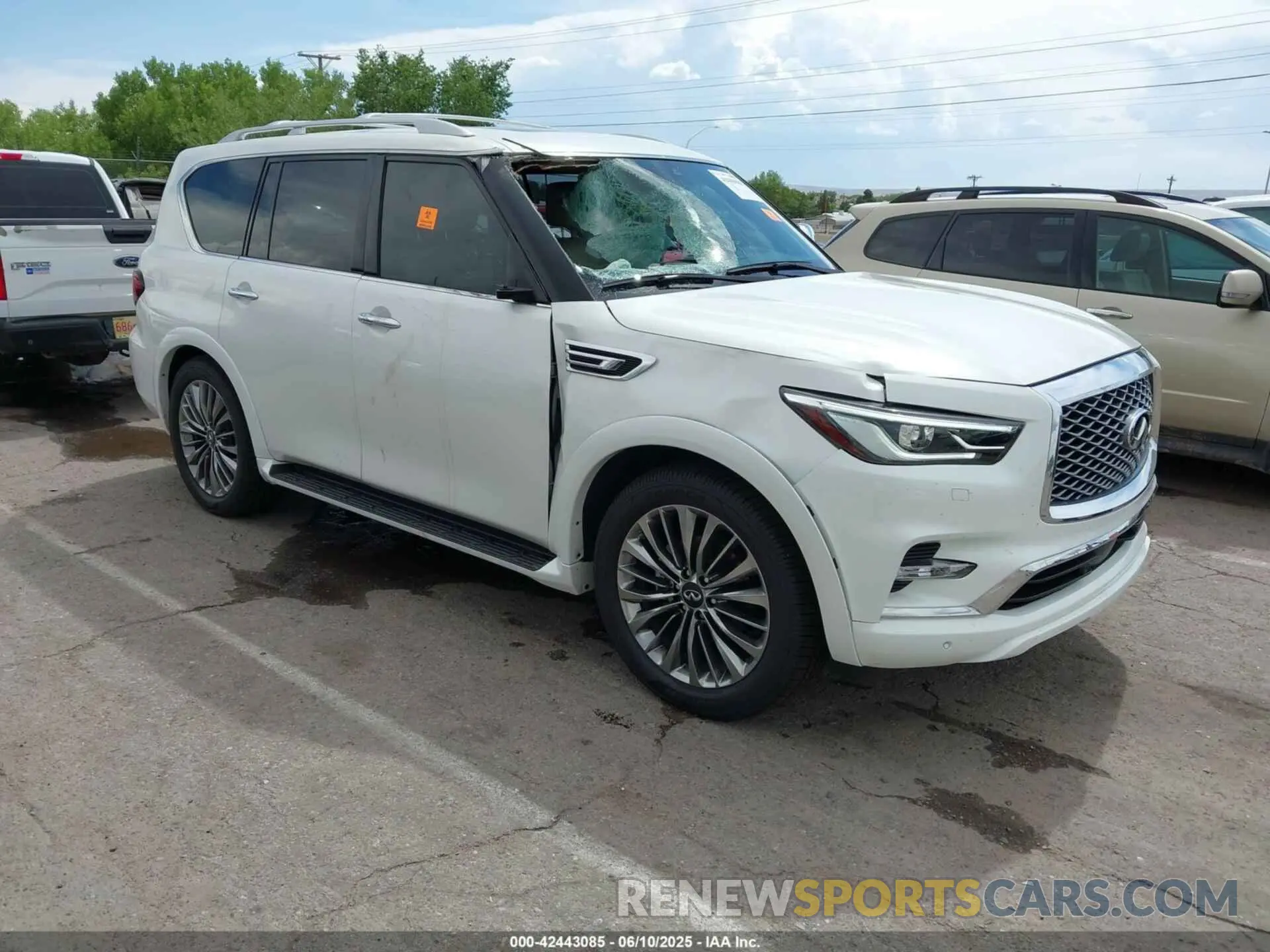 1 Photograph of a damaged car JN8AZ2BE7M9273506 INFINITI QX80 2021