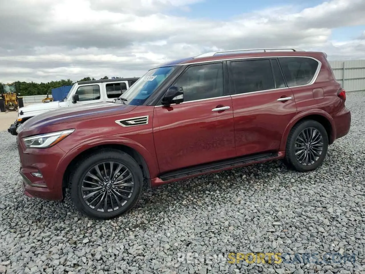 1 Photograph of a damaged car JN8AZ2AD2N9870606 INFINITI QX80 2022